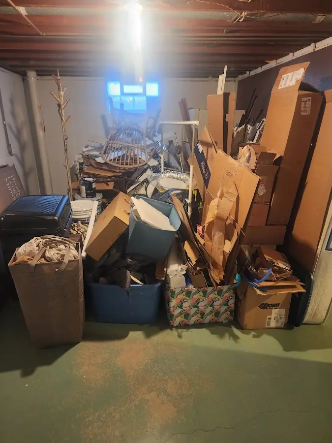 Roll-off dumpster container at job site for 15 Yard Dumpster Rental in Lakewood Ranch